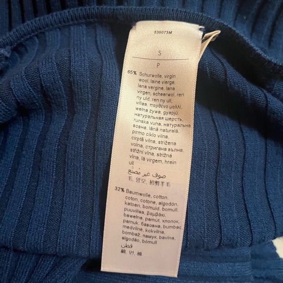 Wolford Merino Rib Dress in Iris Bloom - Picture 5 of 6